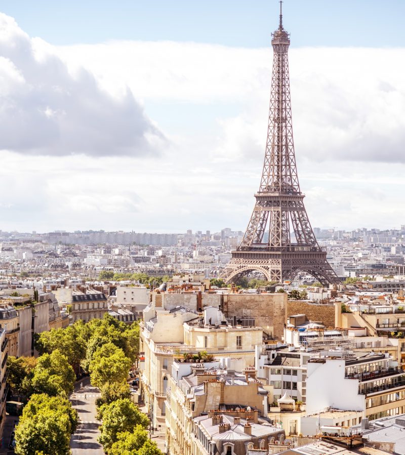 Cityscape view of Paris